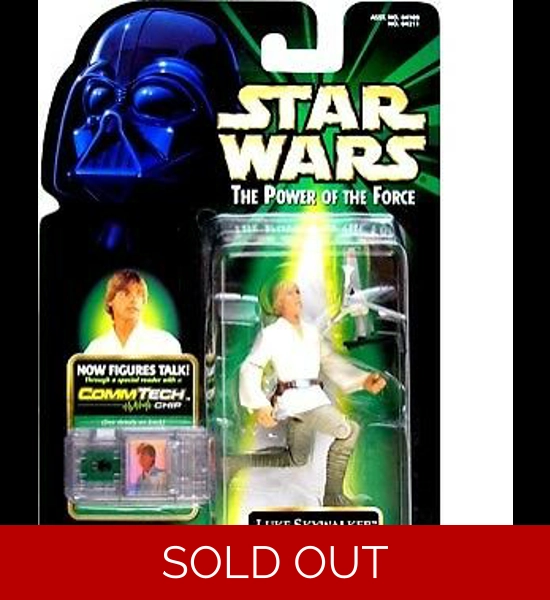 Star Wars Luke Skywalker Action Figure/Commtech Chip